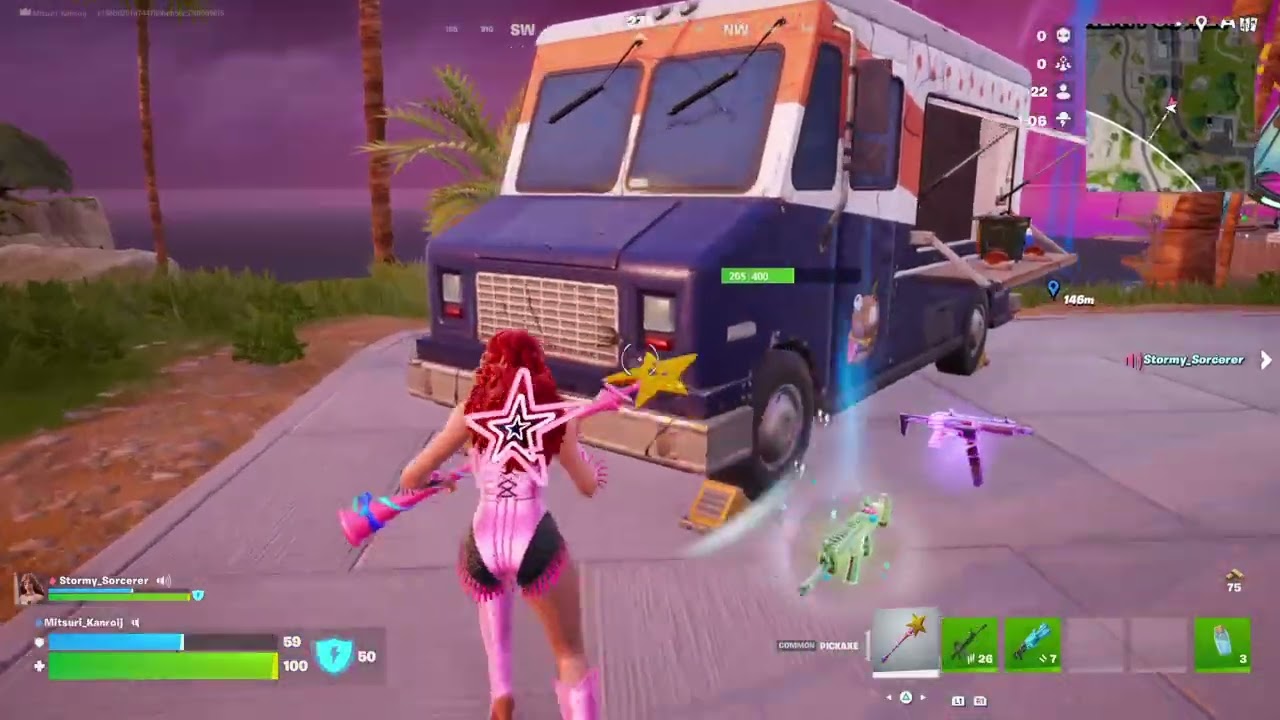 Fortnite with my lmom reload Zero build