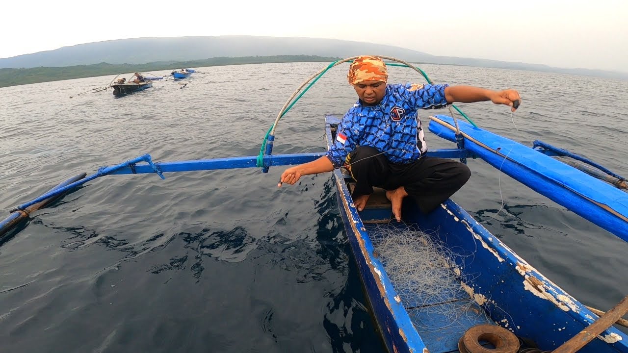Jigging Manual Tangan Kosong Tanpa Joran 600 gram Kombinasi Sabiki Ukuran Besar