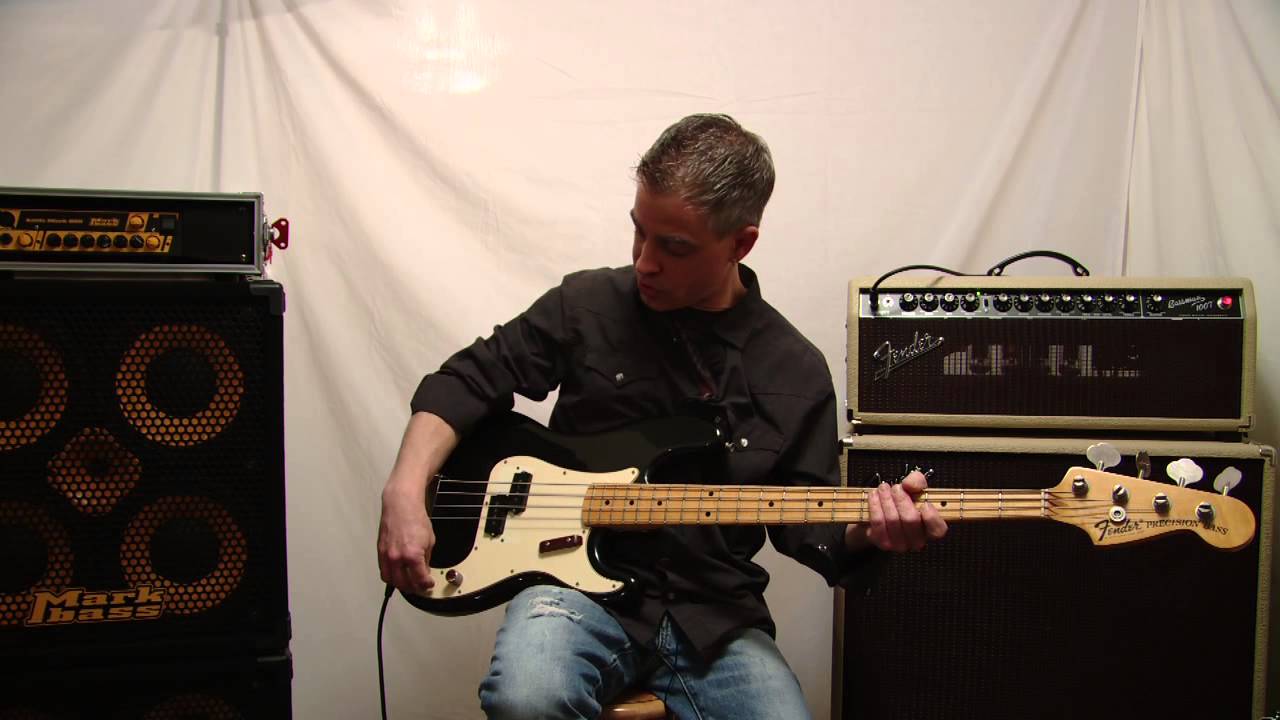 1973 Fender Precision Bass Demonstration/Review wi