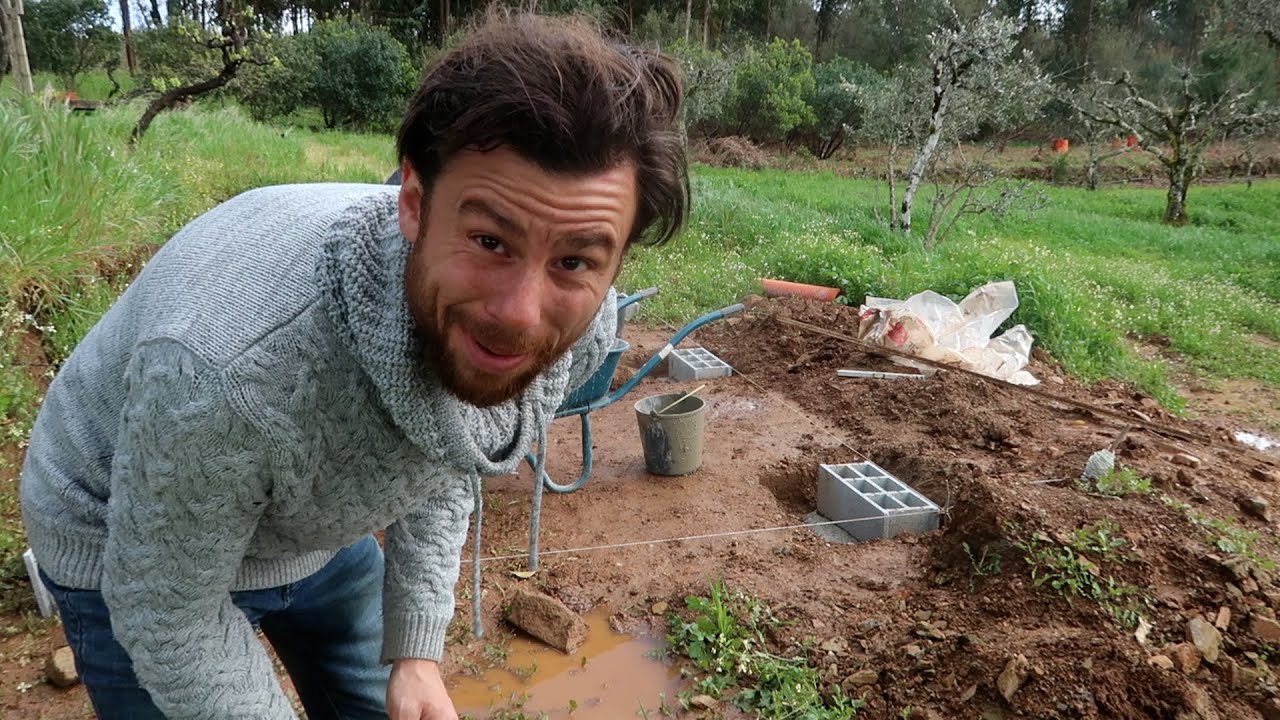 Sanitary Building part 1  - 30 Bucks Concrete Foundation!