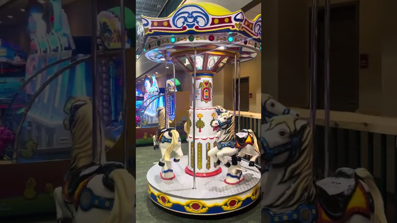LAI games 2003 horse carousel kiddie ride at great Wolf Lodge￼
