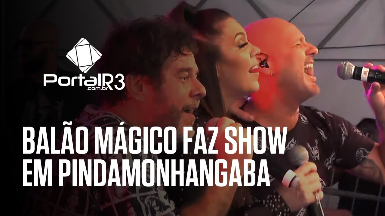 Balão Mágico com Simony, Tob e Mike relembra grandes sucessos da turma em Pindamonhangaba