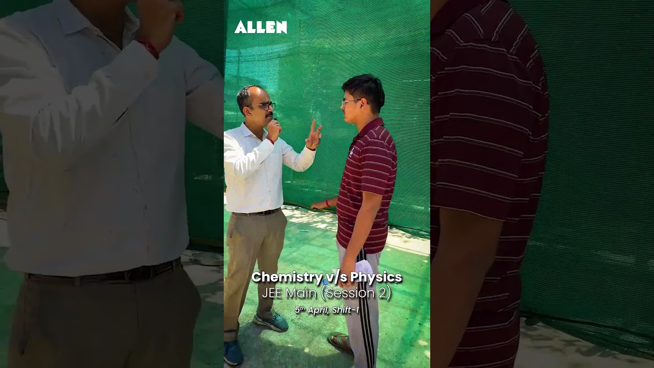 Physics + Chemistry Breakdown 💯 | Student Reaction 😳5th April Shift 1 #jee2026