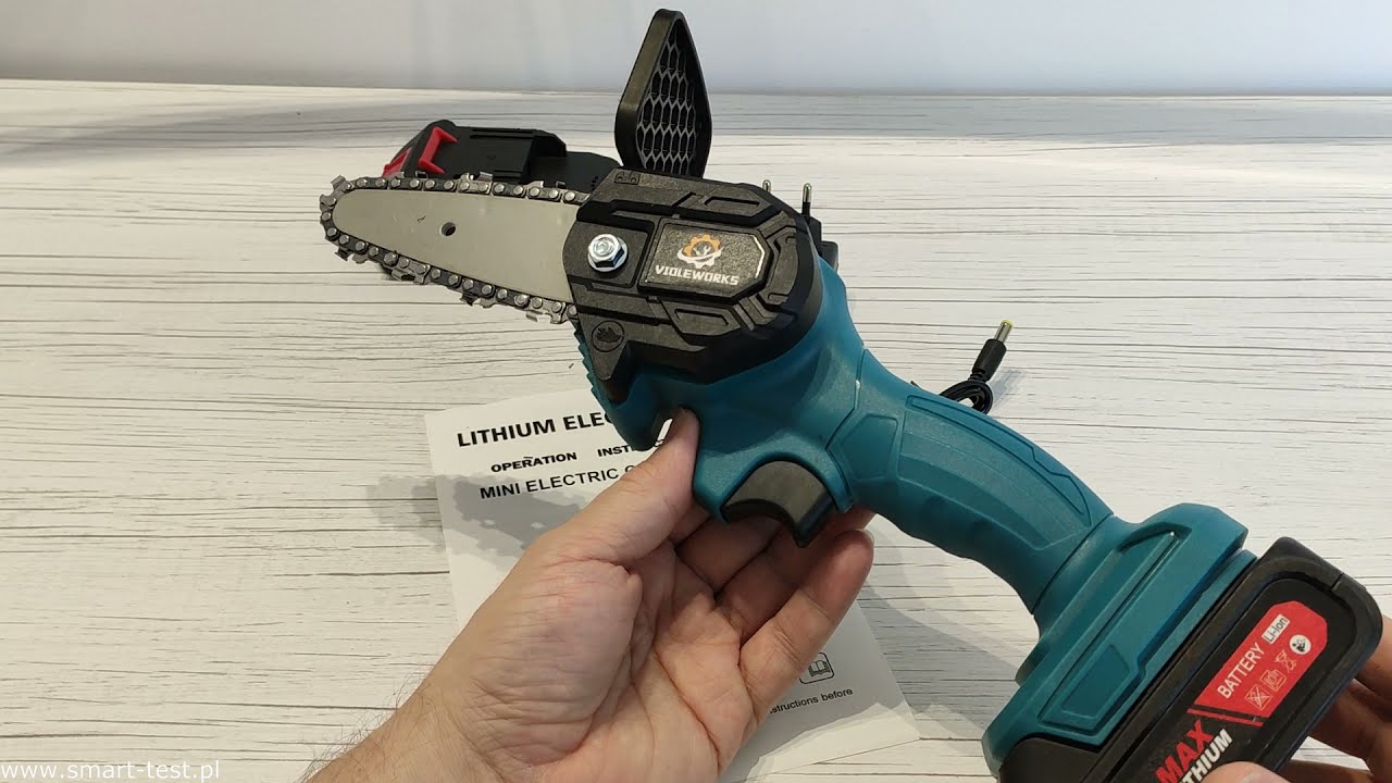 Bezprzewodowa mini piła łańcuchowa VIOLEWORKS 88VF - recenzja