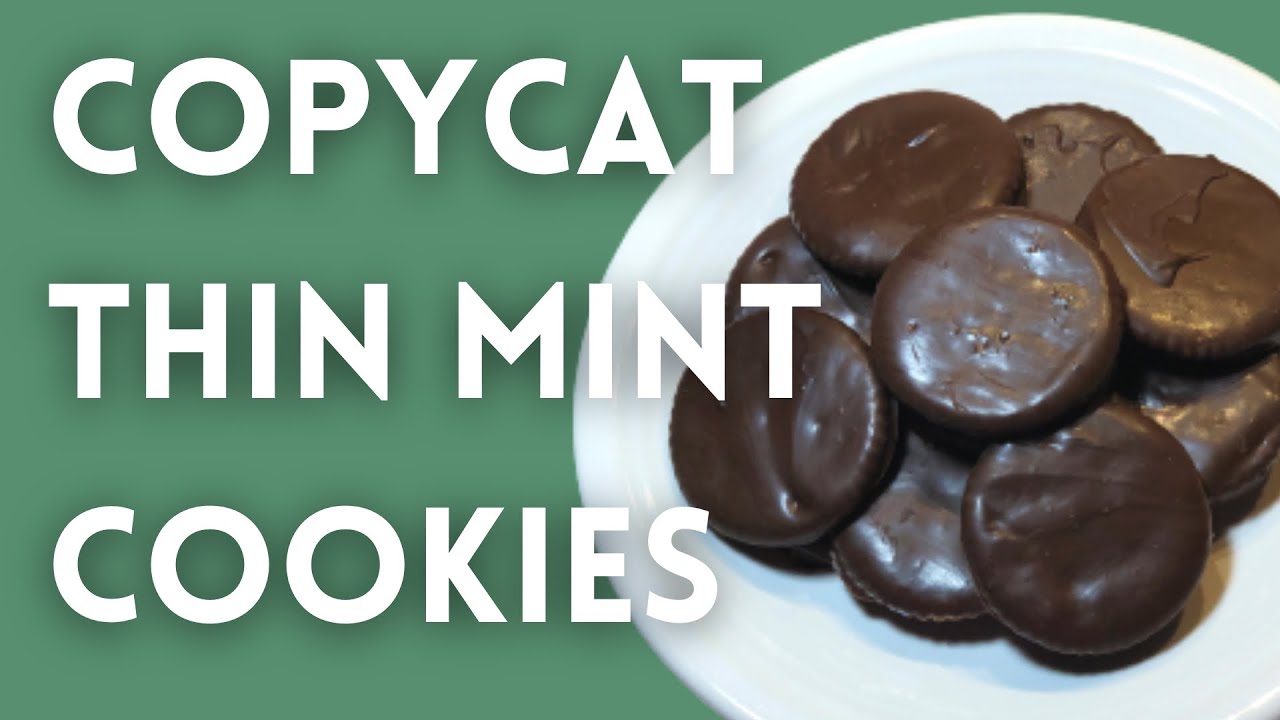 How to Make Thin Mint Cookies | Copycat Dessert Ideas | Easy