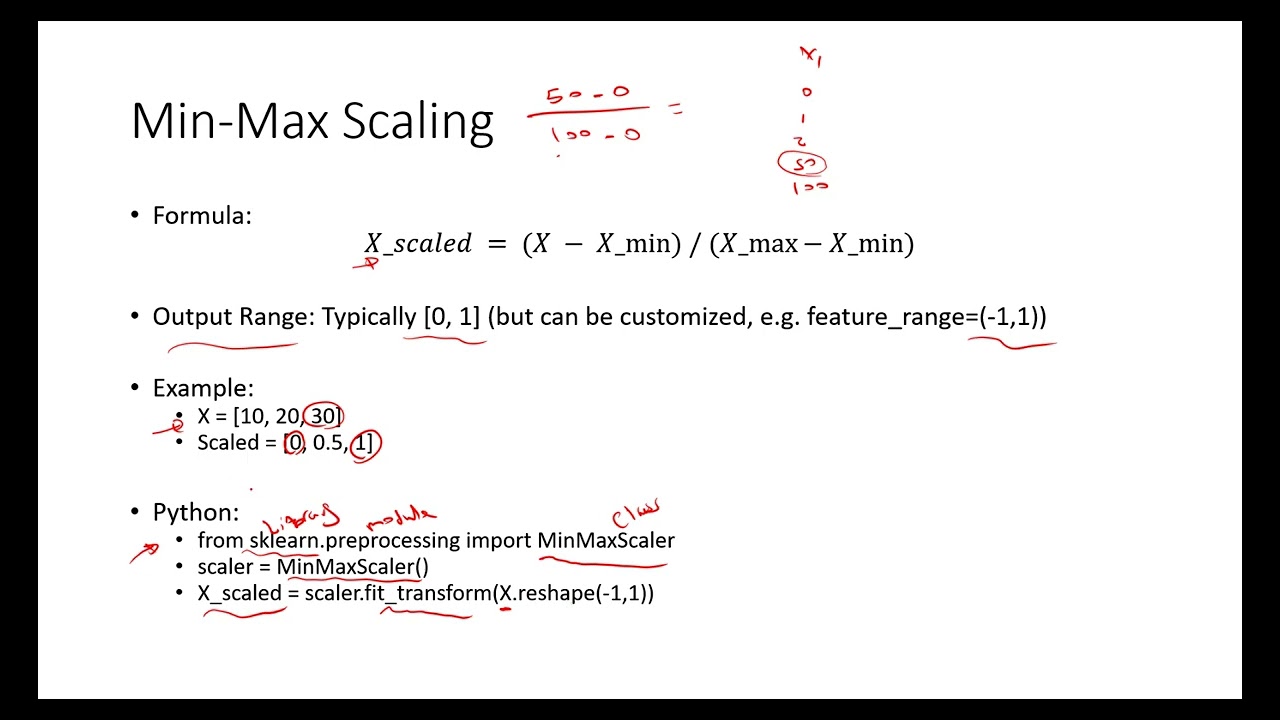 Scaling and Outlier Techniques