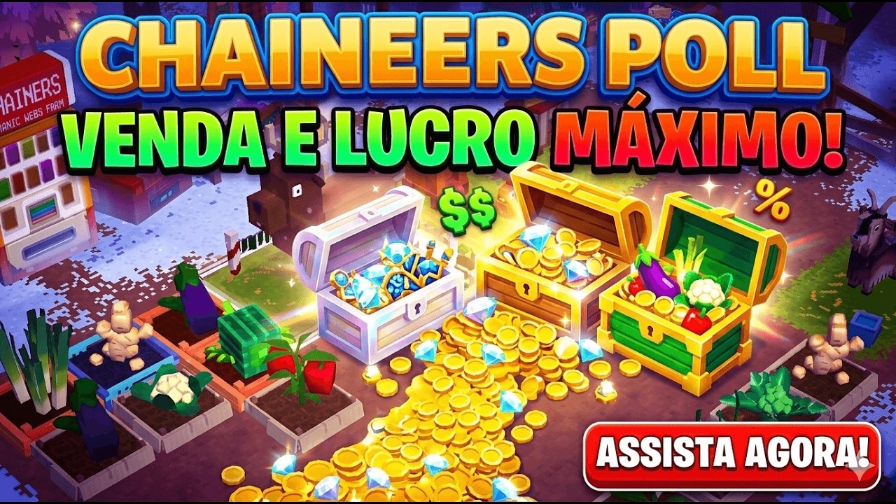 CHAINERS - VENDENDO TODO MEU FARME DE 3 DIAS ESTRATEGA DE VENDA PARA LUCRAR MAIS EM CHAINERS! 💰🌽💎