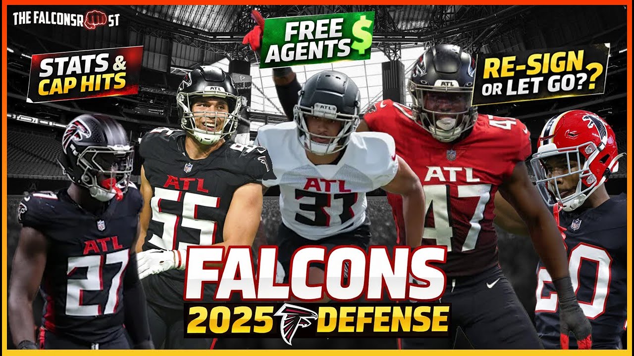 Atlanta Falcons 2025 Defense Breakdown | Stats, Cap Hits, Free Agents