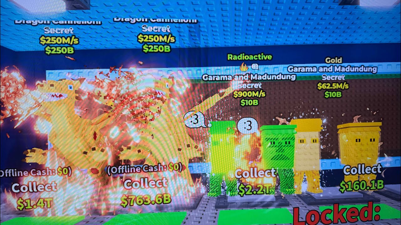 Steal a brainrot trading 2 dragon and radioactive garama lf signore carapace