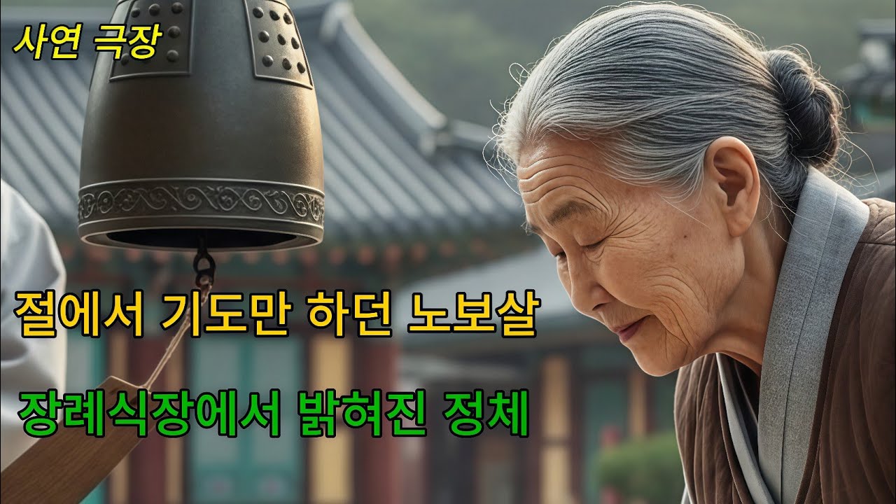 20년 동안 절에서 밥 얻어먹던 노인의 정체… 장례식장에서 밝혀진 충격적인 진실
