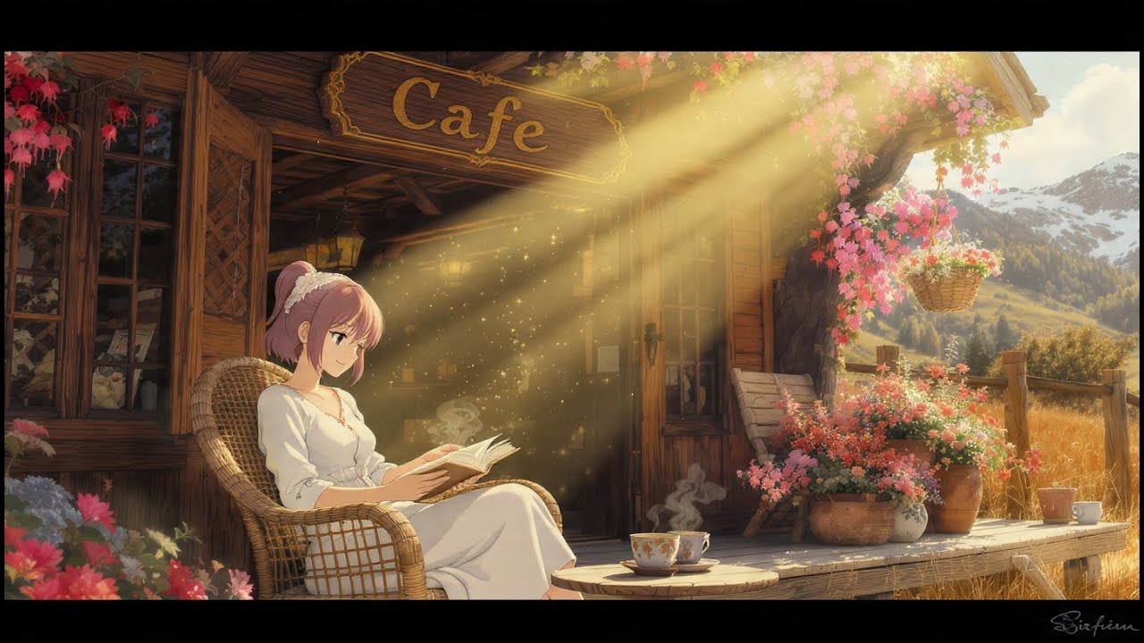 Quiet Rainy Cafe | Background Music for Productivity