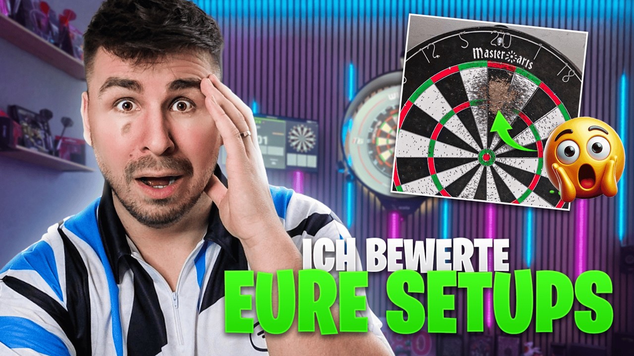SOWAS HABT IHR NOCH NICHT GESEHEN 😮😂 ICH BEWERTE EURE DART SETUPs 🎯