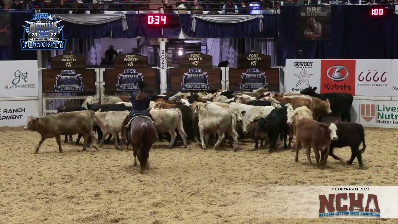 Phil N Dangerous and Lindy Thorn — 2022 NCHA Futurity Open Champions