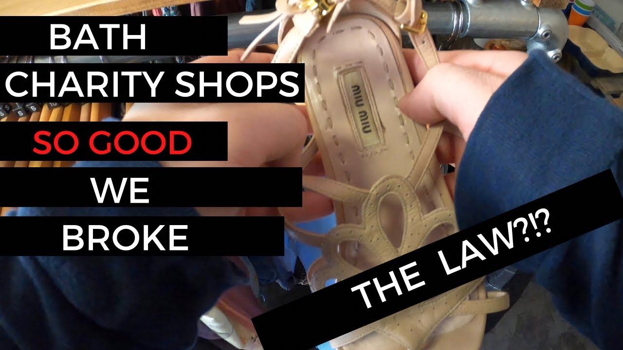 BATH CHARITY SHOPS SO GOOD WE BROKE THE LAW | COME THRIFTING WITH US | CHARITY SHOP SHOPPING UK
