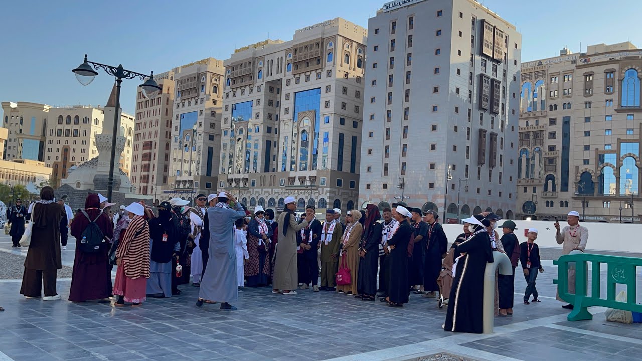منطقة المصليات المسجد النبوي الشريف المدينة المنورة الحرمين الشريفين السعودية 