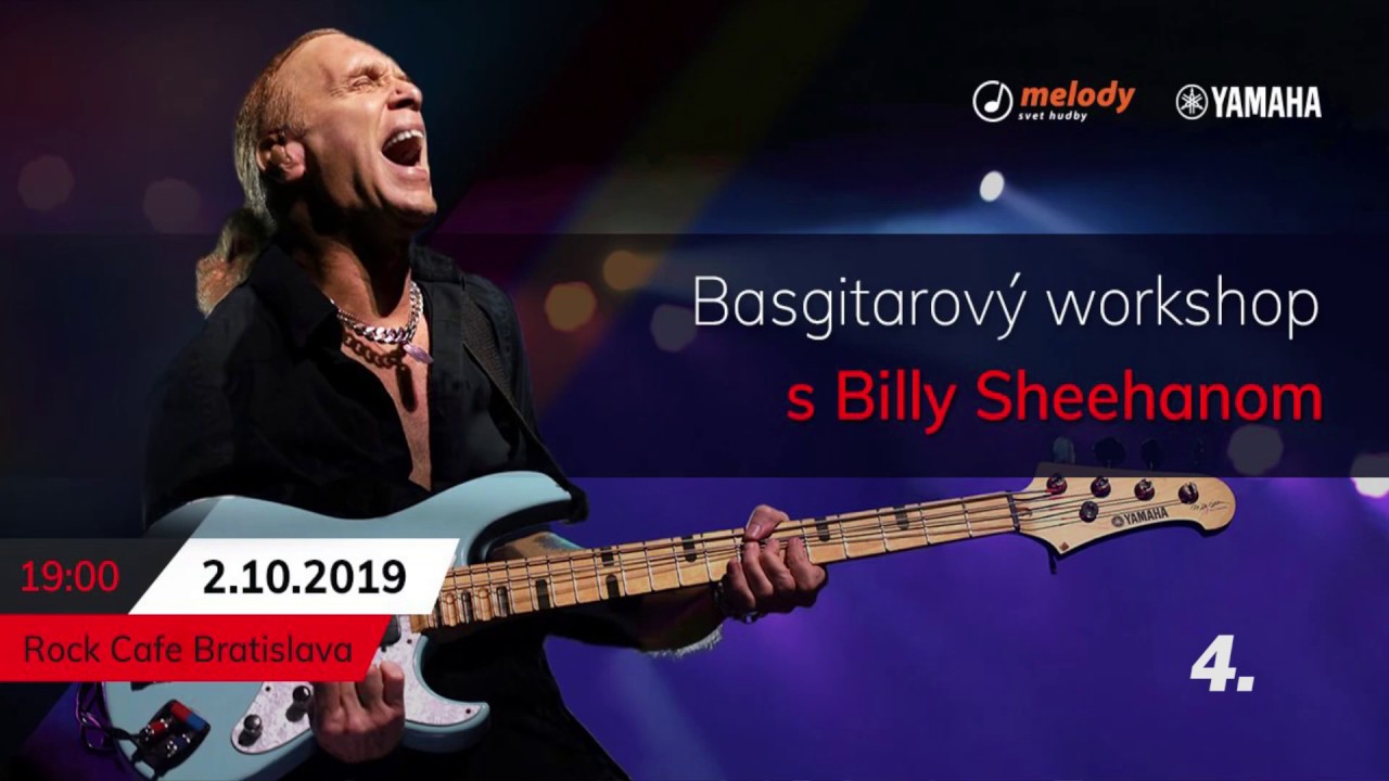 Melodyshop.sk - Basgitarov&yacute; workshop s Billy Sheehanom Part 4