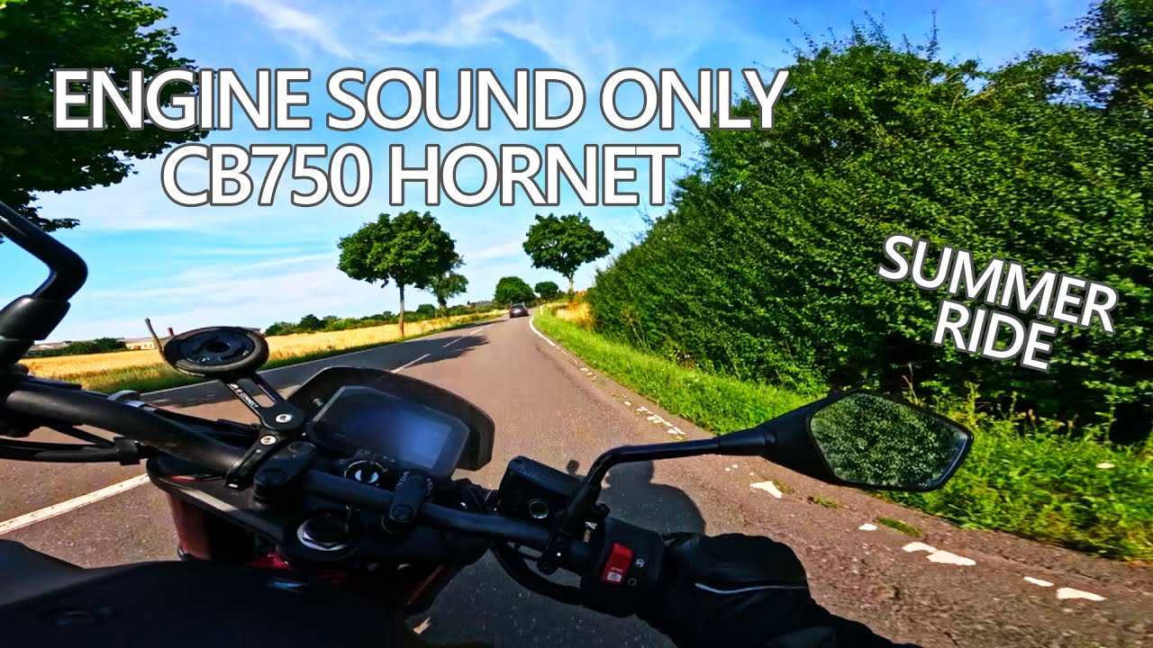 Honda CB750 Hornet Summer Ride on Germany country roads PART 1 [RAW Onboard]