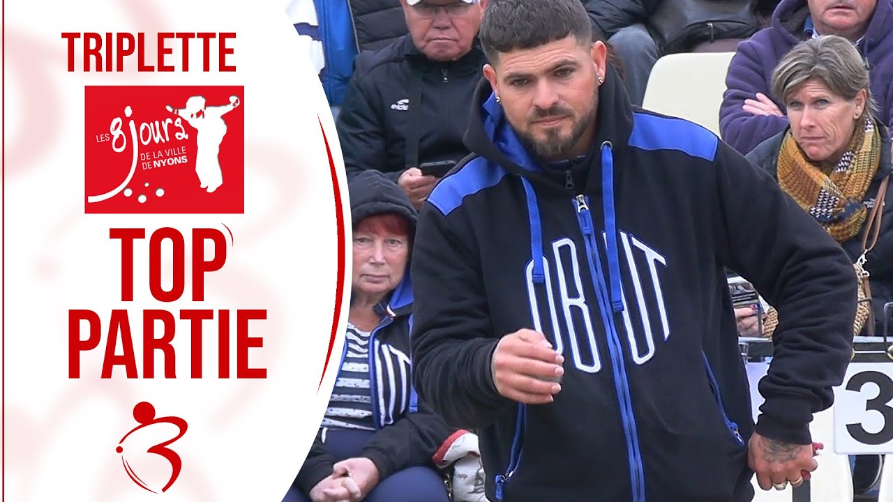 TOP 👍 Quart BONETTO vs BONNIN : International de l'Olivier Triplette 2024 à Nyons TOP 1000 Pétanque