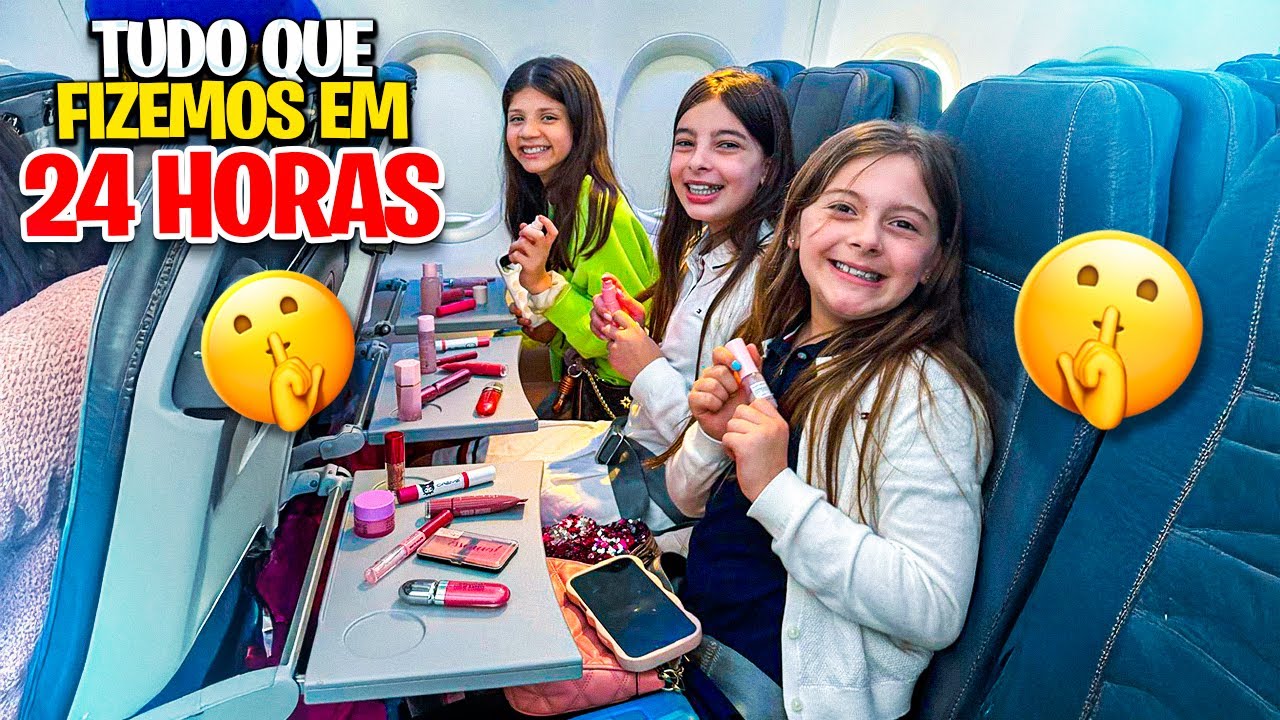 TUDO QUE FIZEMOS EM UM DIA DE VIAGEM COM AMIGOS! Quase perdemos o voo