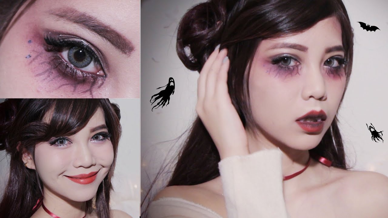 Easy Halloween makeup l Cute Vampire