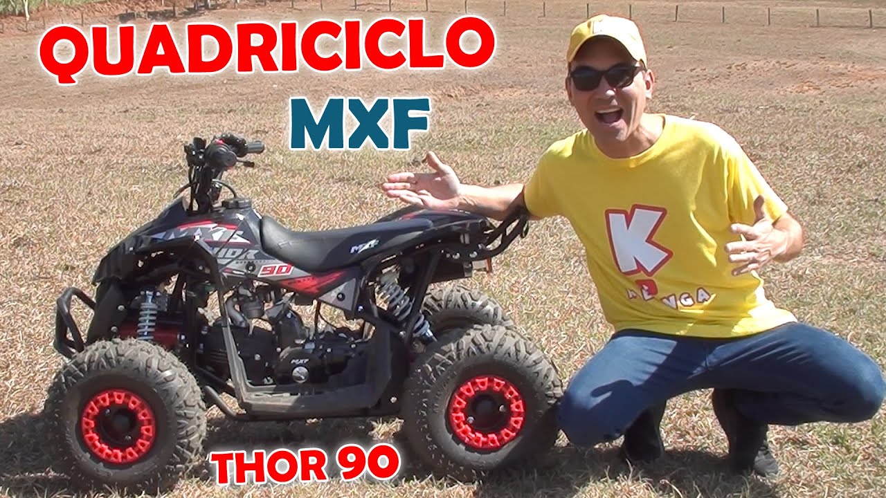 QUADRICICLO MXF THOR 90! TESTE!