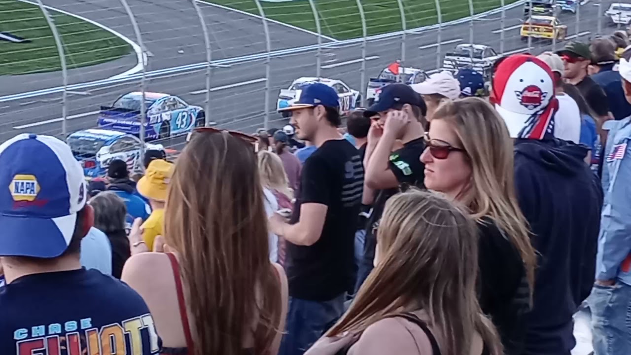 Opening Laps of 2021 Coca Cola 600 (from the stands)