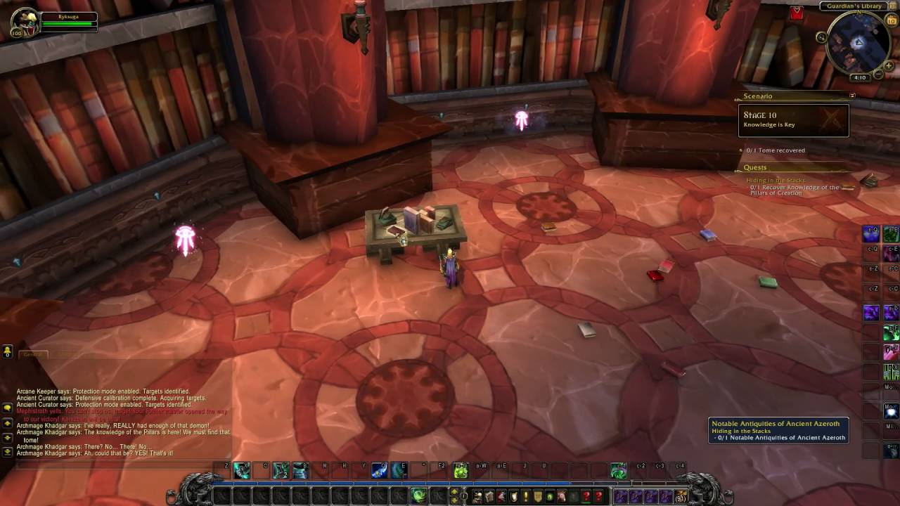 How to recover Tome in Karazhan Scenario - World of Warcraft Legion Beta