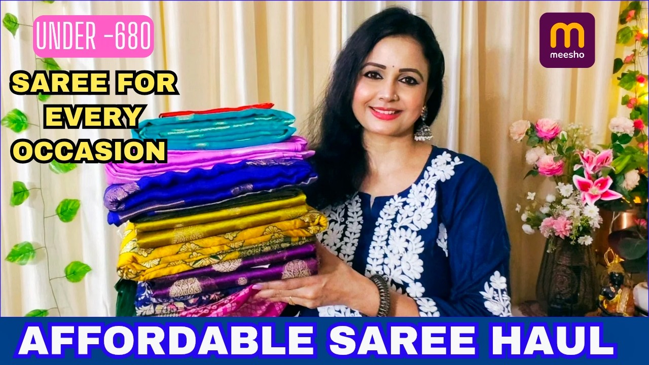*MEESHO*AFFORDABLE SAREE HAUL //Meesho Saree Haul // Meesho affordable occasion wear  saree haul