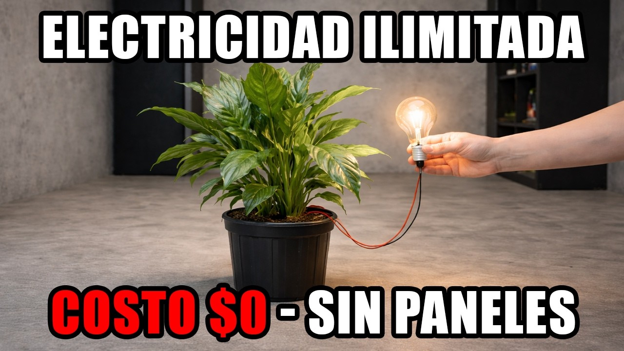 Energ&iacute;a Gratis Desde Una Maceta: Configuraci&oacute;n En Solo 5 Minutos. Sin Necesidad De Energ&iacute;a Solar !