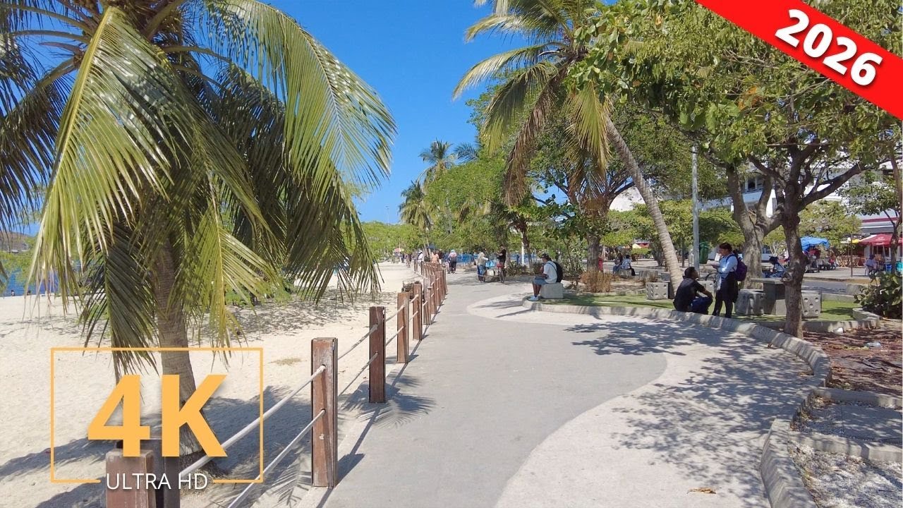 Santa Marta, Colombia 🇨🇴 Street Walk | Beach & City Tour | Virtual Walking 2026