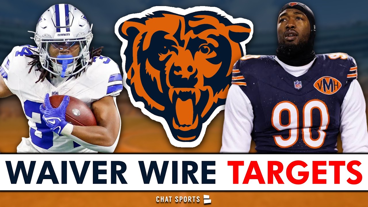 Chicago Bears Waiver Wire Targets Ft. Jaydon Blue, Dominique Robinson, Sam Williams & Cobee Bryant