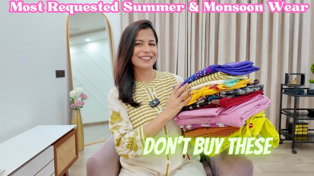 Most Requested Summer & Monsoon Wear Kurtas & Kurta Sets Haul | Dream Simple