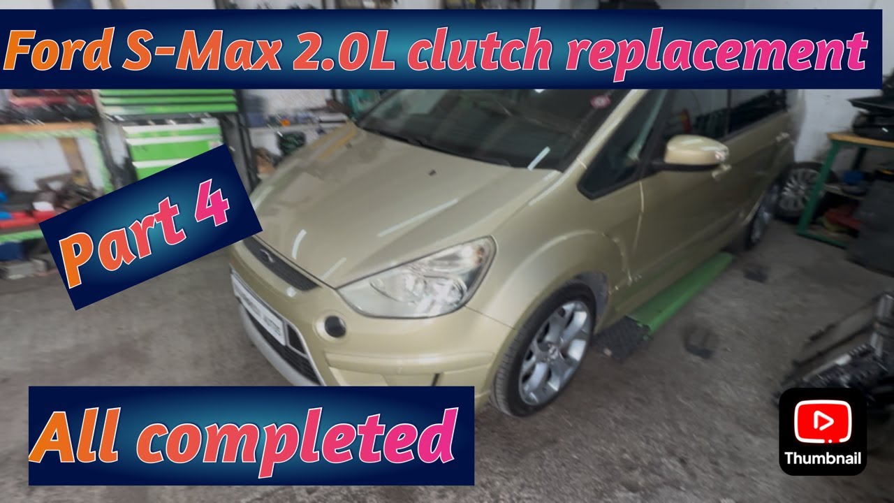 HELPING ANOTHER SUBSCRIBER WITH THERE FORD S-MAX NEW CLUTCH AND FLYWHEEL PART 4
