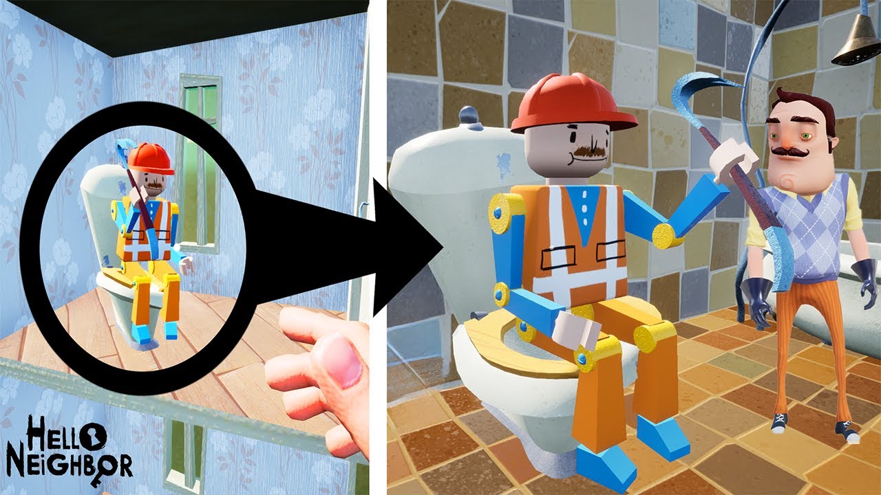 BAY WİLSON'UN OYUNCAĞININ SIRRI NEE❗️❓ Hello Neighbor Mod