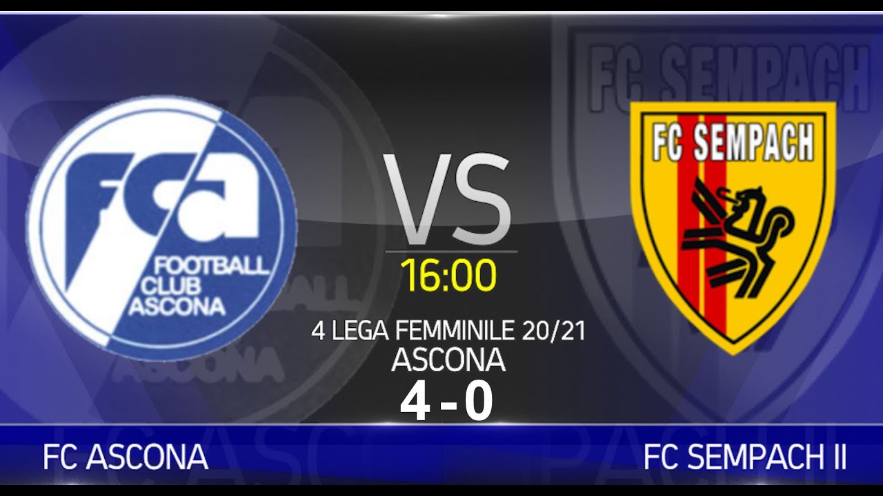 FC Ascona VS FC Sempach II (4° Lega Femminile 20/21)