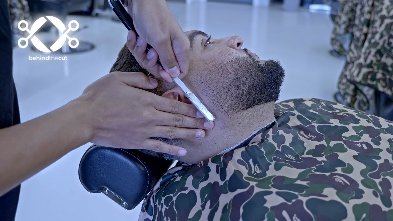 🇨🇦💈 👌 LEFTY BARBER DOES SUPERB BEARD FADE & STYLE | EVR.SNCE Barbershop