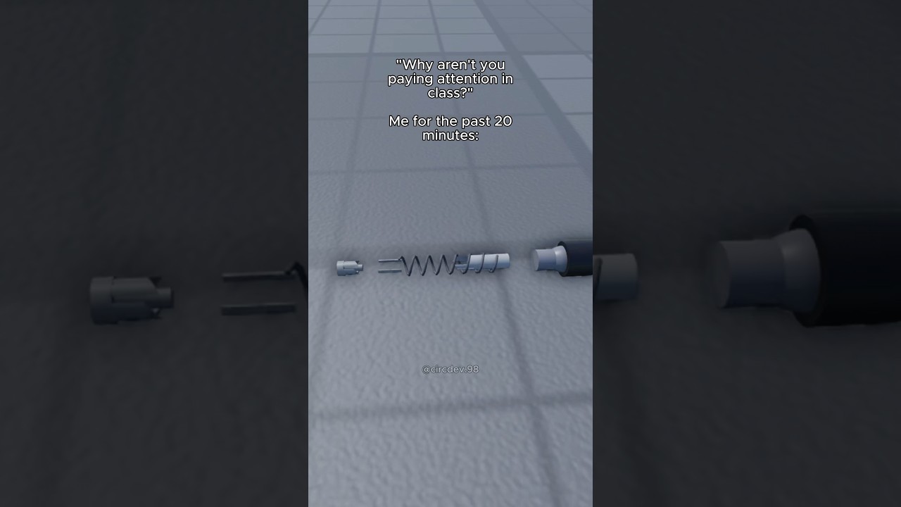 Pen mechanics in #roblox #engineering