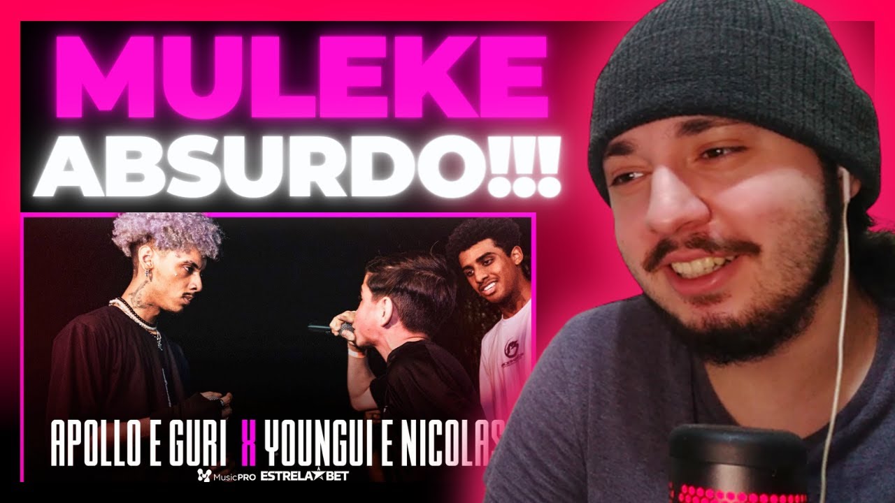 (MENOR AVANÇADO) YOUNGUI E NICOLAS X APOLLO E GURI | 341ª BATALHA DA ALDEIA | REACT BAUEB