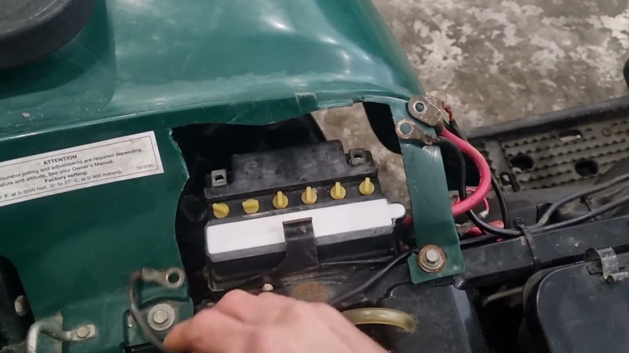 SPORTSMAN 500 4X4 ATV battery replacement
