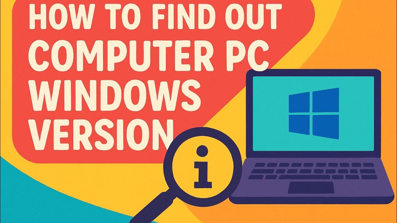 How to check windows versions. how to find out your computer model.how to find out PC window version