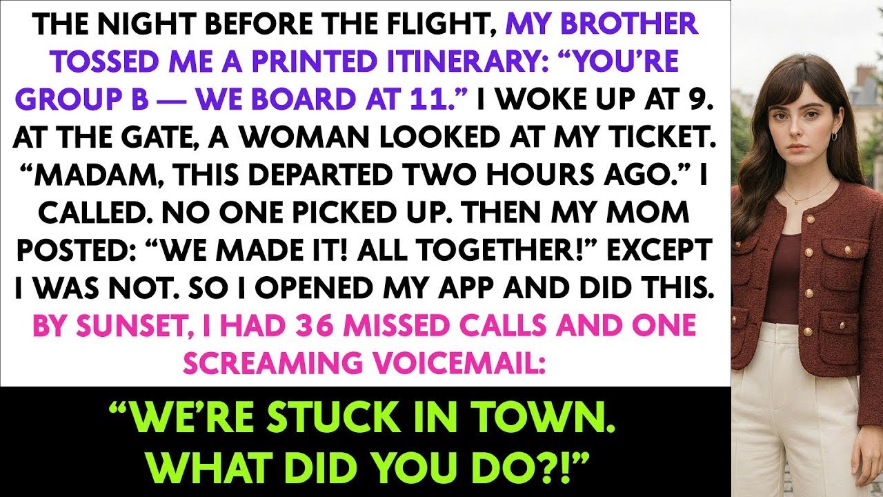 The Night Before The Flight, My Brother Tossed Me A Printed Itinerary: “You’re Group B—We Board At..