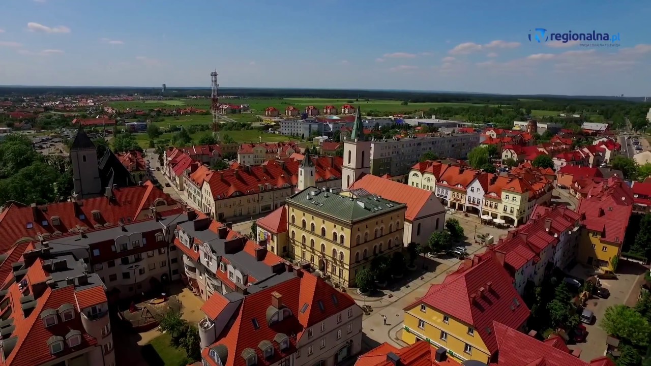 Polkowice z lotu ptaka