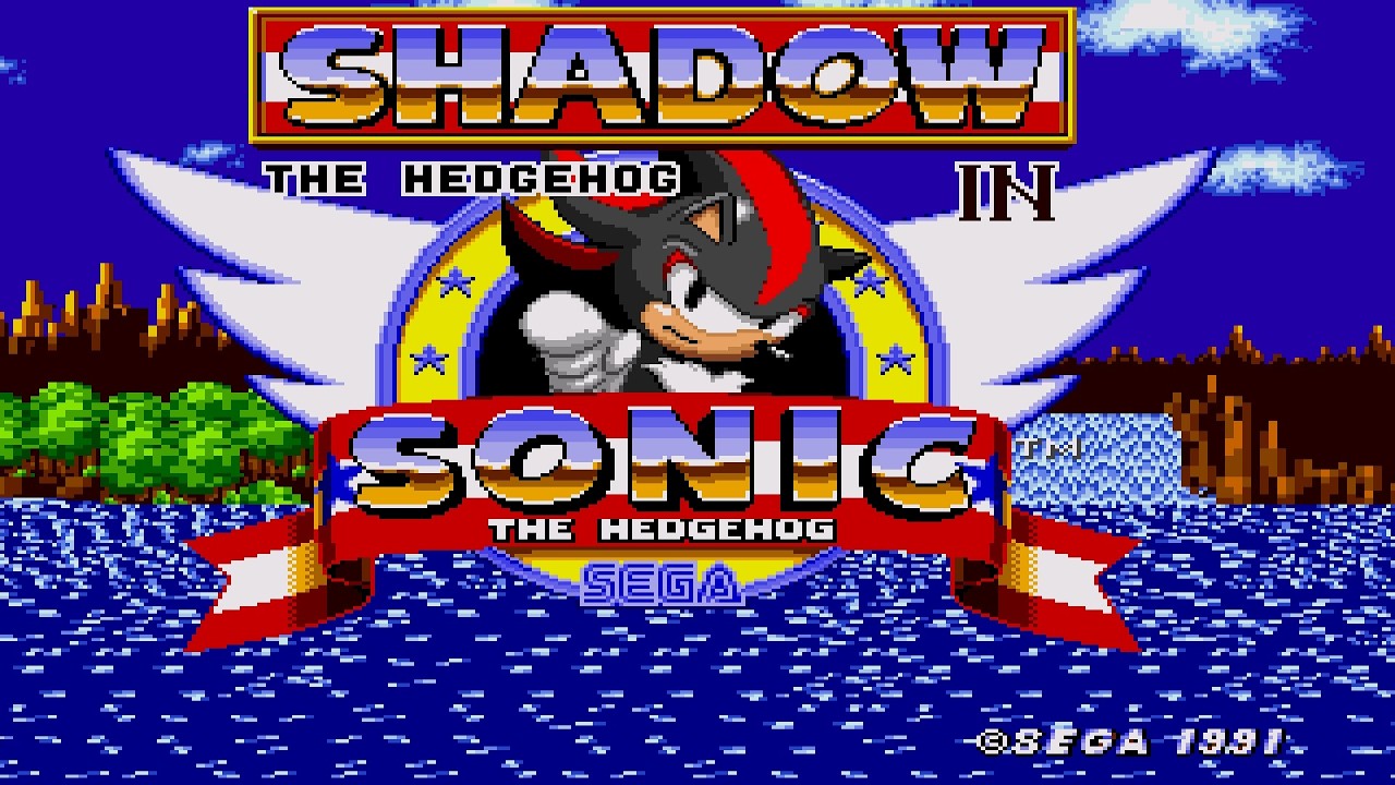No Commentary Gameplay Shadow The Headhog In Sonic 1 - Mega Drive - Hackrom