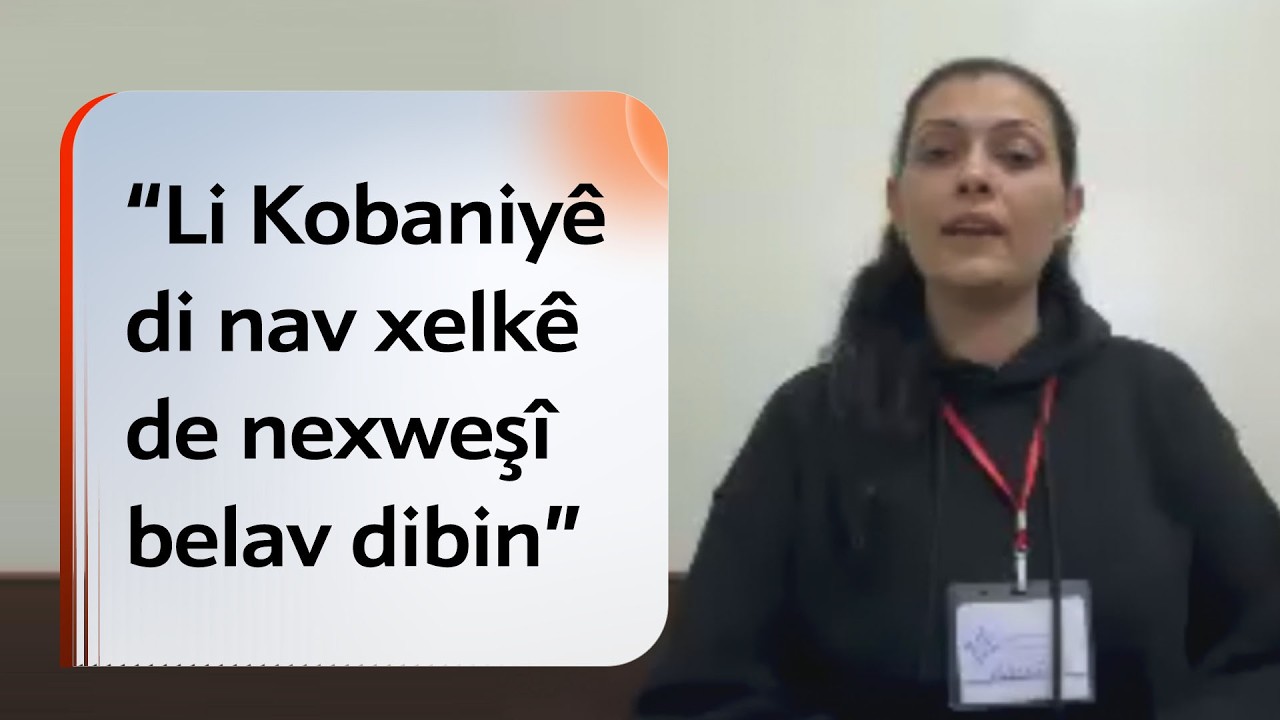 Rûken Îsmaîl: Li Kobaniyê di nav xelkê de nexweşî belav dibin