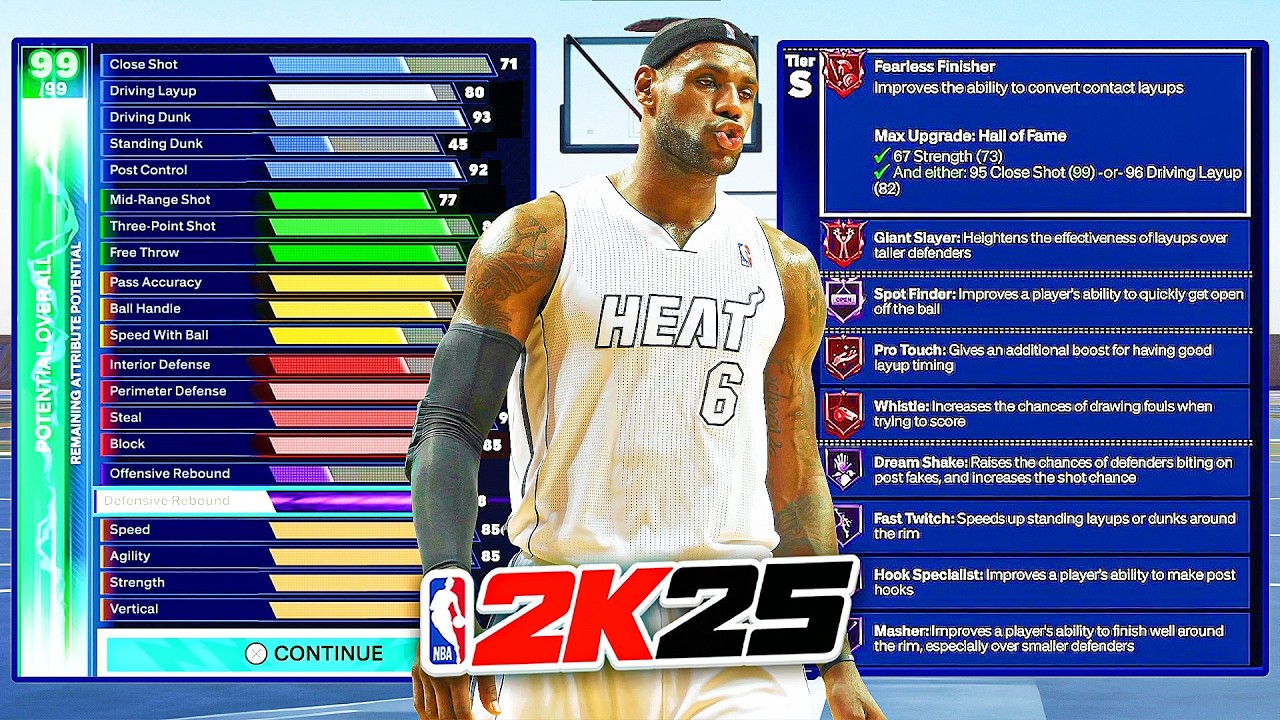 *PRIME* LEBRON JAMES ВЕРНУЛСЯ в NBA 2K25! НОВЫЙ &laquo;GOAT JAMES&raquo; &mdash; ЛУЧШИЙ КОМПЛЕКТ В ИГРЕ!