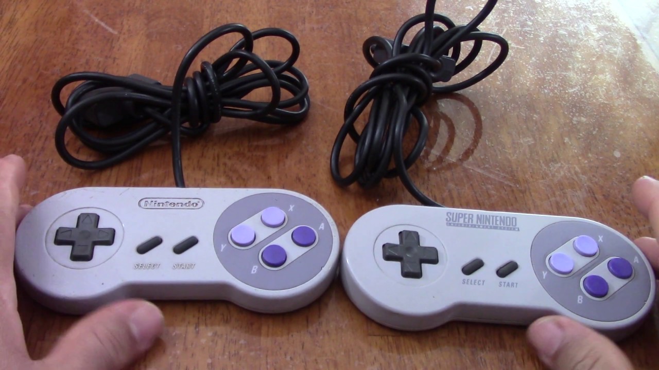 Comparativa ;Controles de Super Nintendo