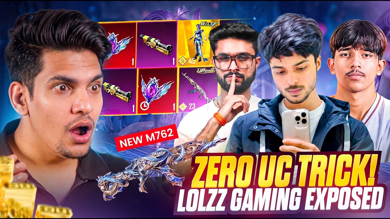 😱 ZERO UC Trick New Ultimate Suit | Lolzz Gaming EXPOSED! Crate Opening GOD in BGMI