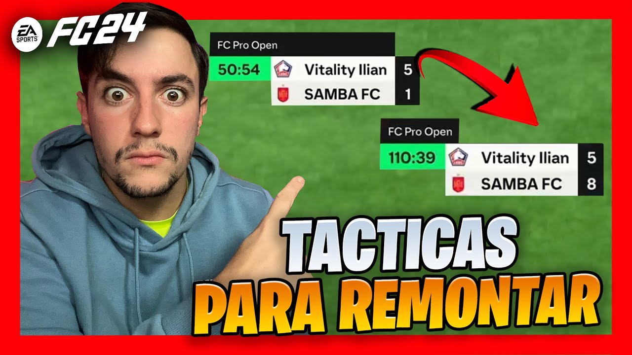🚨¡Las Mejores Tacticas para Remontar Partidos en FC 24! | Tácticas e instrucciones 4-2-4