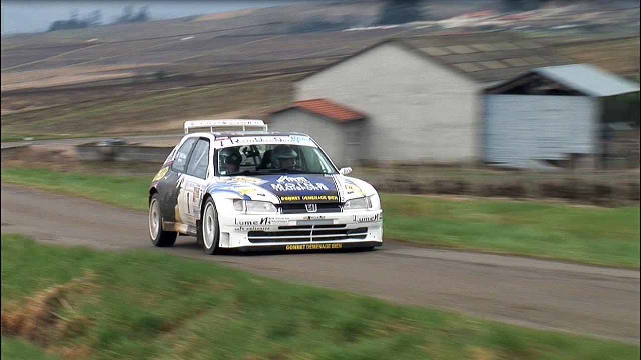 rallye des Vignes de R&eacute;gni&eacute; 2013 - camera embarqu&eacute;e Yves Pezzutti Peugeot 306 maxi video42.com