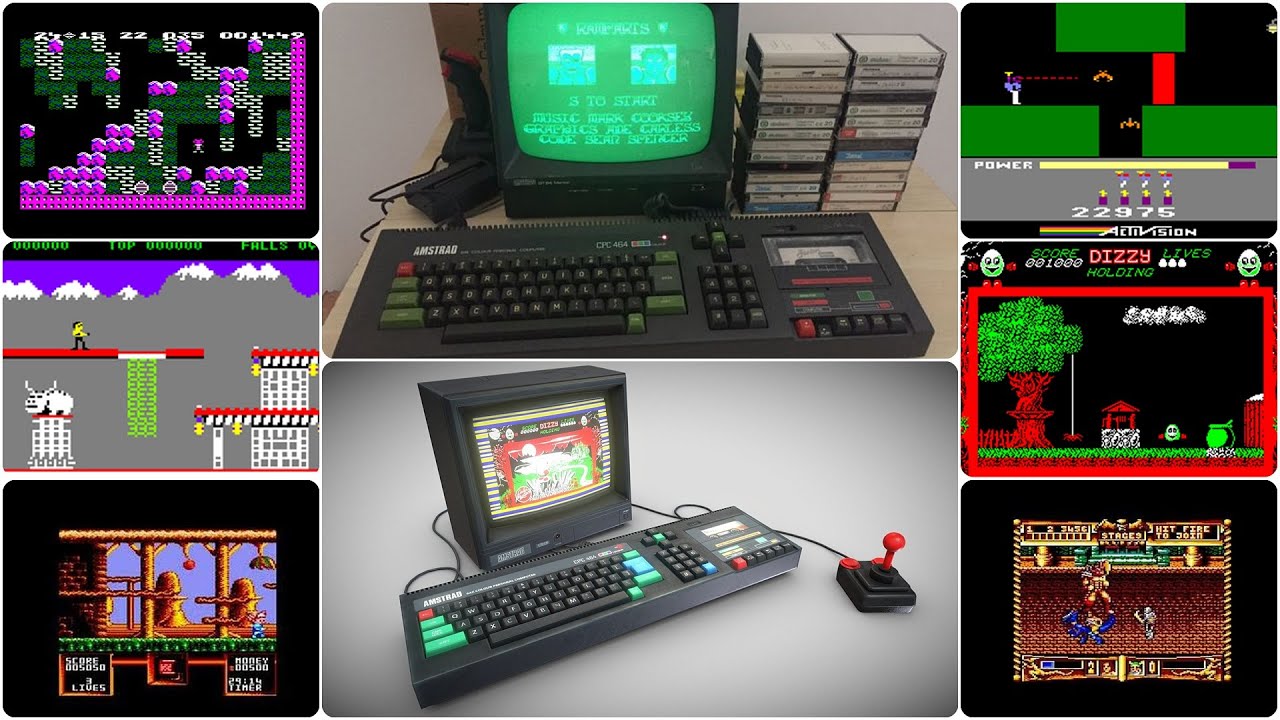 Borsuk Retro Gry TV: AMSTRAD - Przegląd Hitów z Innych Systemów! (Atari, C64, Spectrum, Arcade)